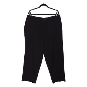SAG HARBOR Stretch Black Career Separates Short Length Black Pants 20WP NWT